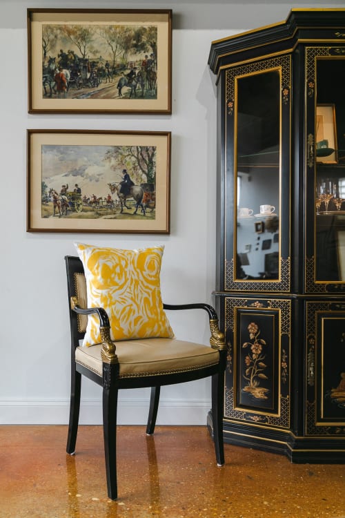 Towering Blooms (Yellow) | Decorative Objects by Kerry & Clyde, LLC ,  Jill Fulton, Artist and Owner