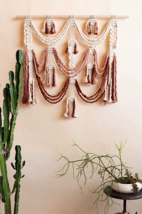 Columns & Arches Wall Art | Macrame Wall Hanging in Wall Hangings by Modern Macramé by Emily Katz