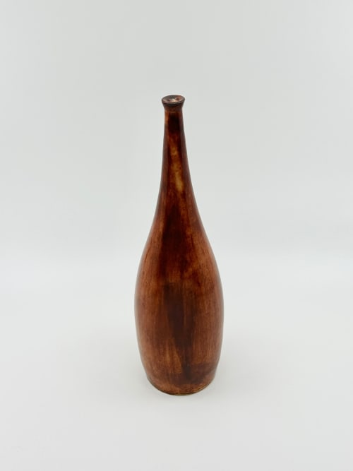 Shino bottleneck No. 12 | Vases & Vessels by Dana Chieco