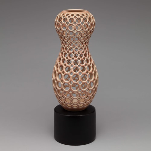Juliette Pierced Tabletop Sculpture, Femme Collection - Blus | Sculptures by Lynne Meade