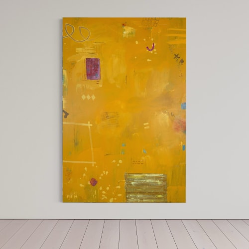 Golden Hour | Oil And Acrylic Painting in Paintings by Sarah Finucane