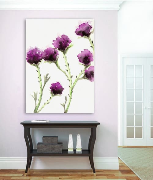 Milk Thistle | Prints by Brazen Edwards Artist