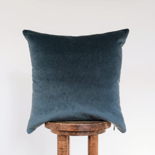 Deep Sea Velvet Pillow 20x20 | Pillows by Vantage Design