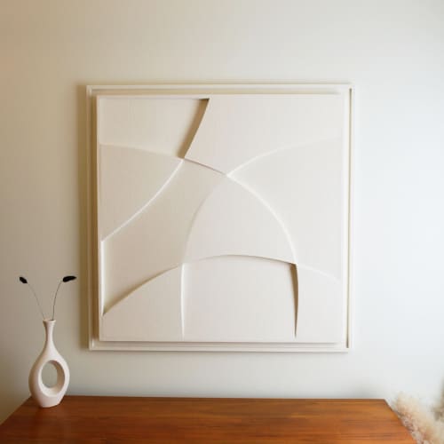 No. 35 Plaster Wall Relief | Wall Sculpture in Wall Hangings by Joseph Aurelius