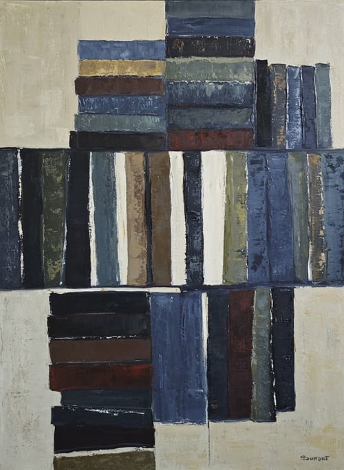 L'Ordre des Tomes - Bibliothèque abstraite | Decorative Objects by Sophie DUMONT.
