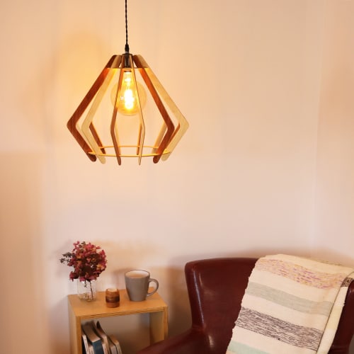 La Hygge - Wooden hanging lamp (Price taxes included)
