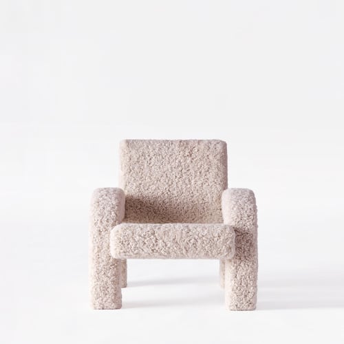 Arco Lounge Chair Small Sheepskin | Work by District Loom