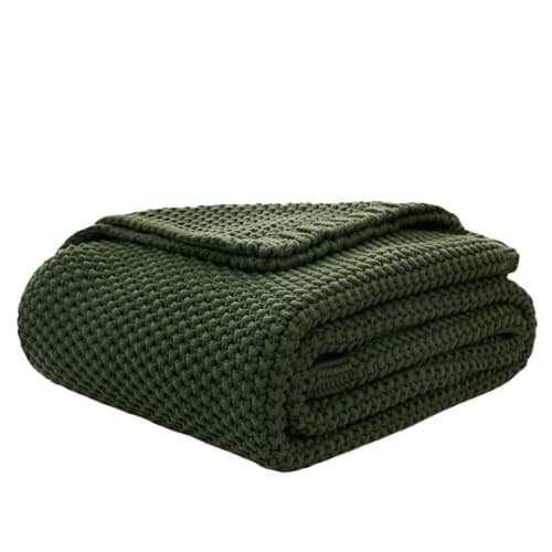 Evergreen Throw Blanket | Linens & Bedding by Busa Designs