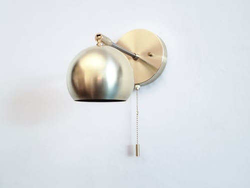 Pull Chain Articulating Wall Sconce - Industrial Light | Sconces by Retro Steam Works