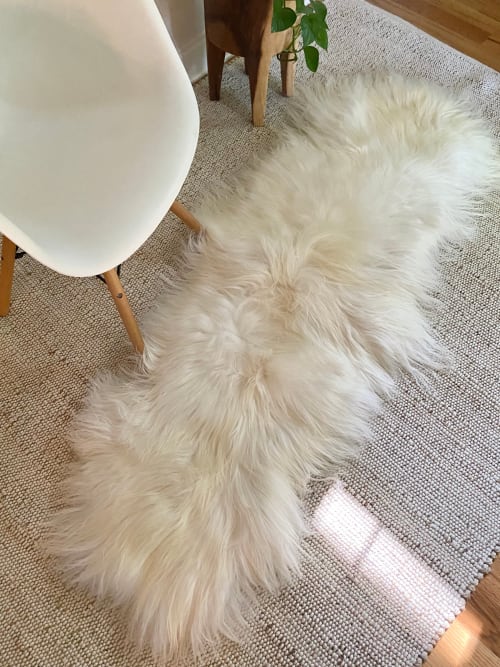 Silky Icelandic Double Sheepskin | Rugs by East Perry