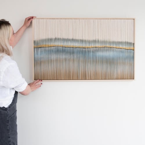 'GOLD COAST' // RE-FRAMED Collection | Wall Hangings by Rianne Aarts / Teddy and Wool Studio