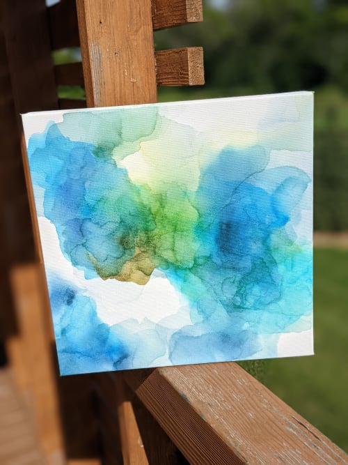 immersed harmony | abstract art original | Paintings by Megan S