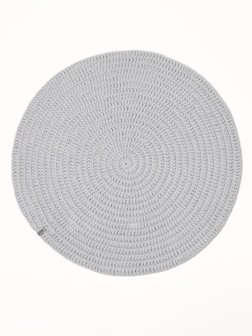 Plain Round Area Rug | Rugs by Anzy Home