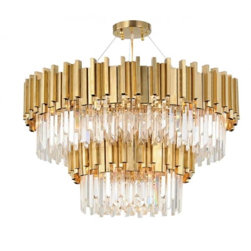 Alan Mizrahi IQ2154 Luxury Crystal Chandelier | Chandeliers by Alan Mizrahi Lighting Design