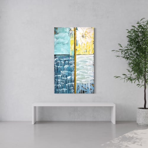 Fleet Street | Oil And Acrylic Painting in Paintings by Sarah Finucane