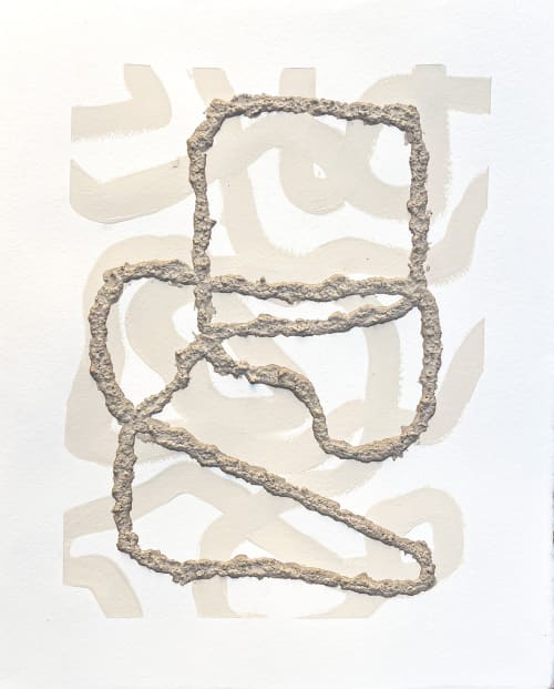 Paper Painting no. 3 | Oil And Acrylic Painting in Paintings by PAR  KER made