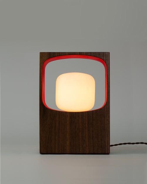 Gemma Oblo | Red Accent | Pendants by La Loupe