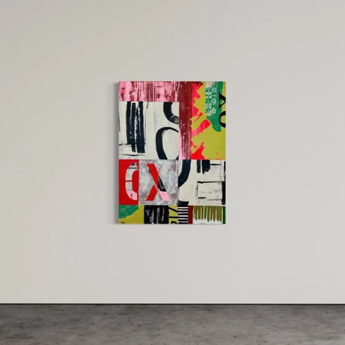 Alphabet City | Oil And Acrylic Painting in Paintings by Sarah Finucane