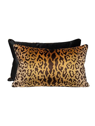 Scalamandré Leopardo Lumbar Pillow | Pillows by Kevin Francis Design
