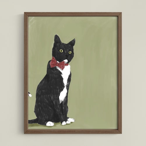 Rufio Sitting | Prints by The Ugly Cat Studio