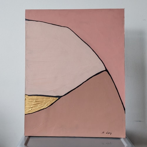 Blush 1 | Oil And Acrylic Painting in Paintings by Margaret Lipsey