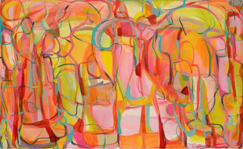 Etheric Cities | Oil And Acrylic Painting in Paintings by Gabriela Tolomei