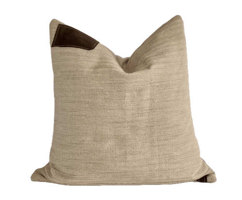 Straw and Earth 22 x 22 Pillow | Pillows by OTTOMN