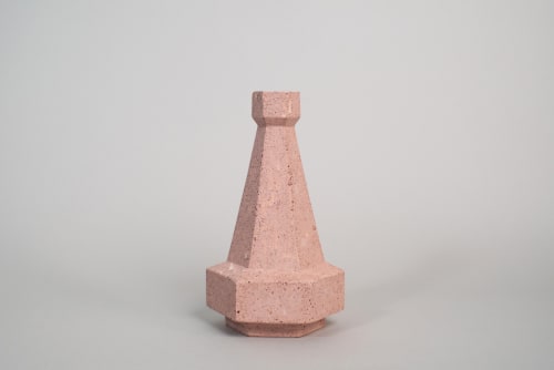 Vase Hexad 06 - Terracotta Waste | Vases & Vessels by Tropico Studio