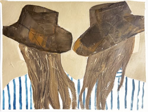 The One Who Had Her Own Back | Prints in Paintings by carrie song