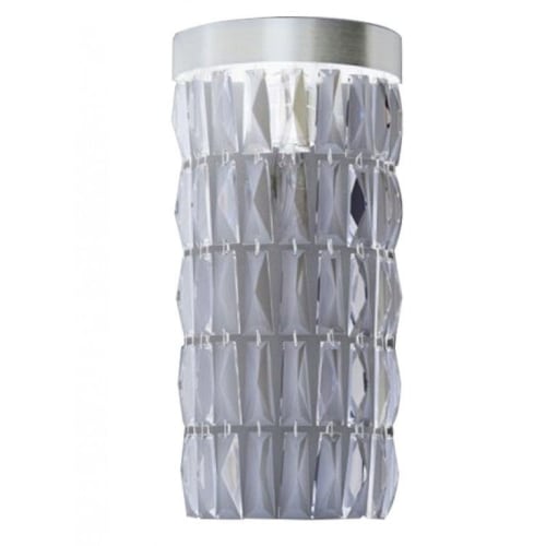 Alan Mizrahi KA1930 Smoke Crystal Maxi Crescent | Sconces by Alan Mizrahi Lighting Design