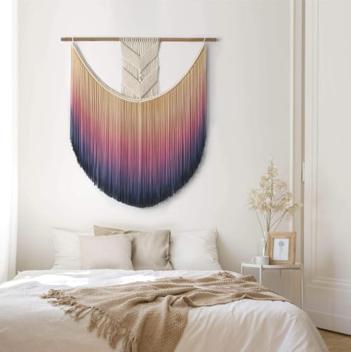 Fiber artwork - AURORA | Wall Hangings by Rianne Aarts / Teddy and Wool Studio