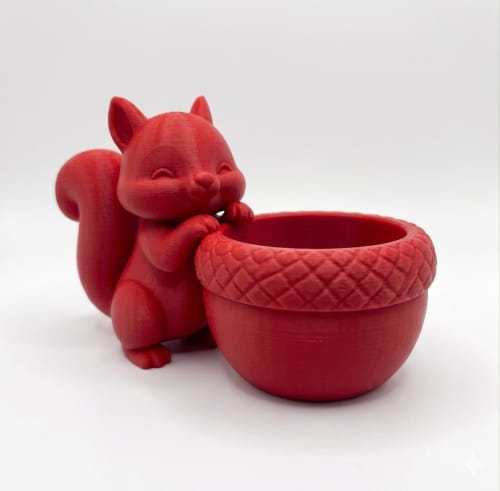 Squirrel Acorn Planter | Plant Stand in Plants & Landscape by Kimi Craft Corner