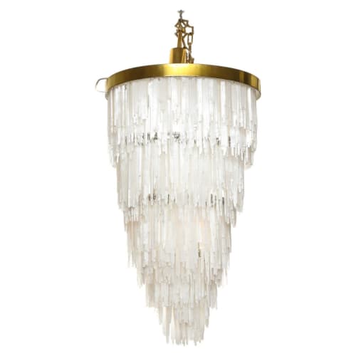 Alan Mizrahi QZ2415 Selenite | Chandeliers by Alan Mizrahi Lighting Design