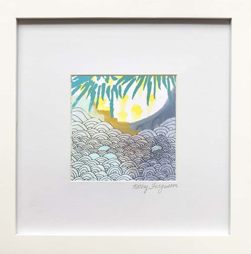 Field | Mixed Media in Paintings by Kathy Ferguson Art