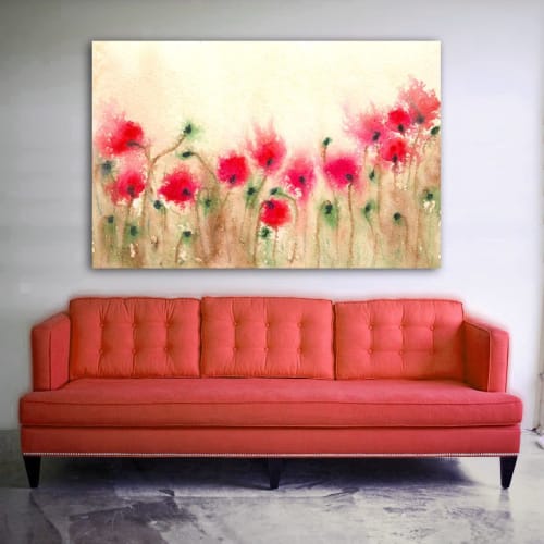 Field of Poppies | Prints by Brazen Edwards Artist