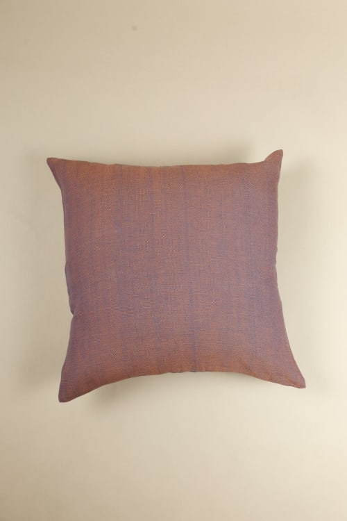Orange Dusk Handwoven Pillow | Pillows by Ninéh