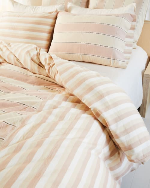 Stripes Duvet Cover - Clay | Linens & Bedding by MINNA