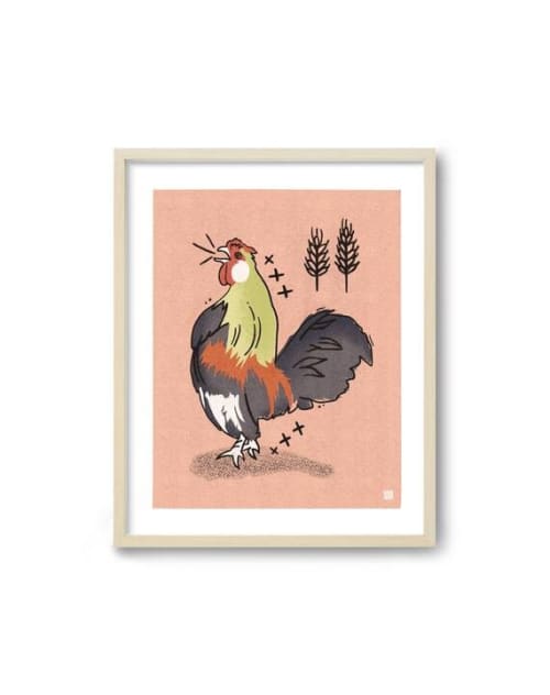 Rooster | Prints by Birdsong Prints