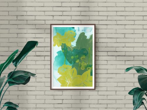 Abstract Floral no.8 Giclée Print | Paintings by Odd Duck Press