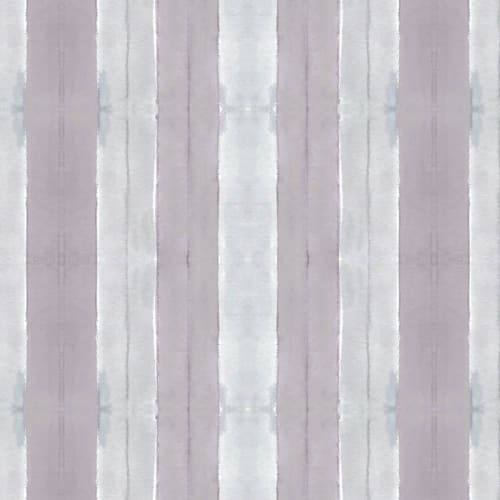 Cabana Stripe No. 6 (Lg), Lavender | Linens & Bedding by Philomela Textiles & Wallpaper