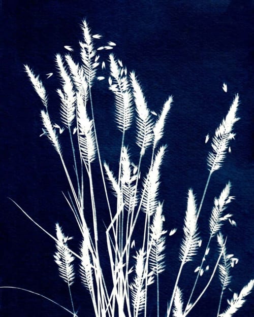Ornamental Grass Three | Paintings by Kathy Ferguson Art