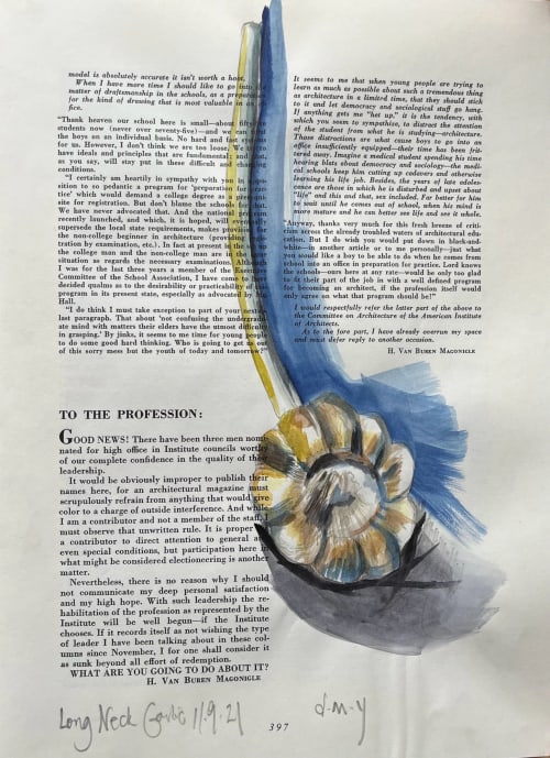 Long Neck Garlic & Steel C Channel Frame | Watercolor Painting in Paintings by Grange Home
