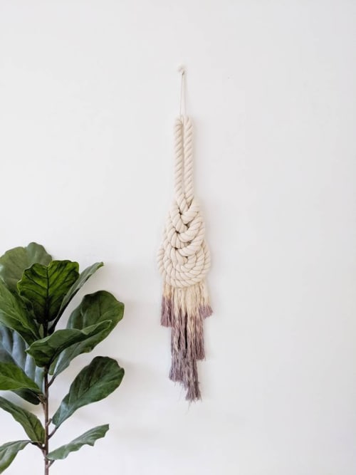 THE PIPA Large Macrame Wall Hanging | Dip Dyed Wall Tapestry | Wall Hangings by Damaris Kovach