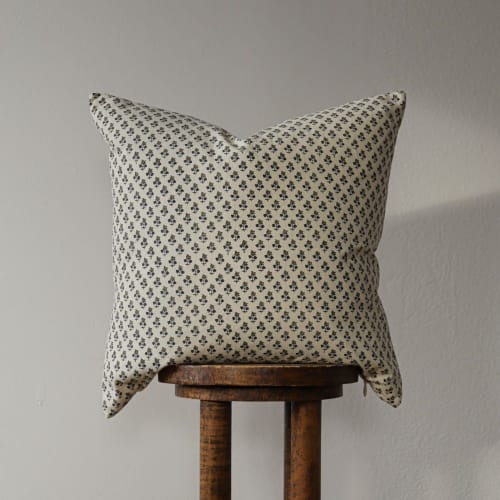 Printed Flowers Pillow 20x20 | Pillows by Vantage Design