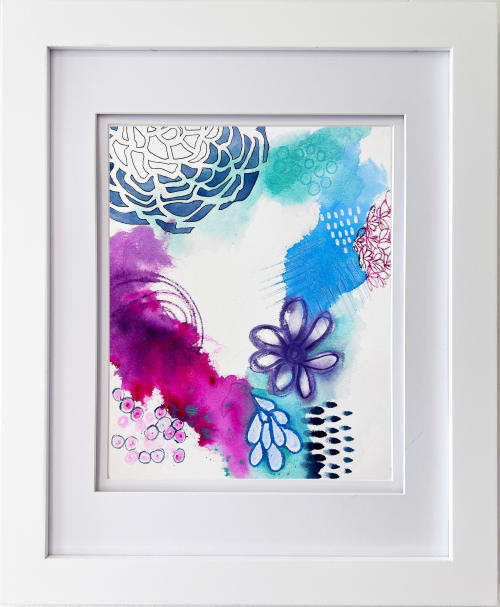Chromascapes - Triangle | Paintings by Kathy Ferguson Art