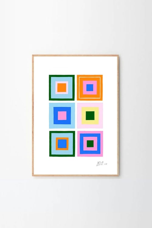 Estudios Geométricos 07 Wall Art Poster | Paintings by OWO Ceramics