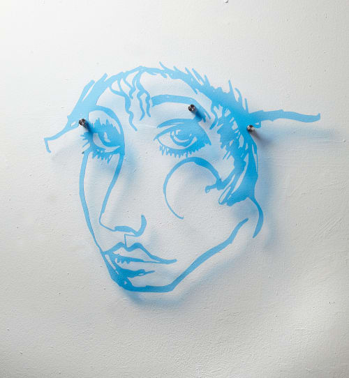 Pierrot | Wall Sculpture in Wall Hangings by Eric Farache Artist