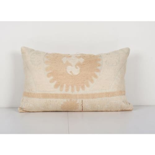 Suzani Bedding Pillow Cover - Handmade Embroidered Textile f | Pillows by Vintage Pillows Store