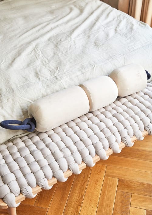 Diver's Buoy in Cream | Cushion in Pillows by Knots Studio