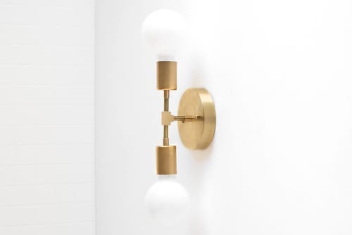 Gold Wall Sconce - Modern Wall Lamp - Model No. 5301 | Sconces by Peared Creation